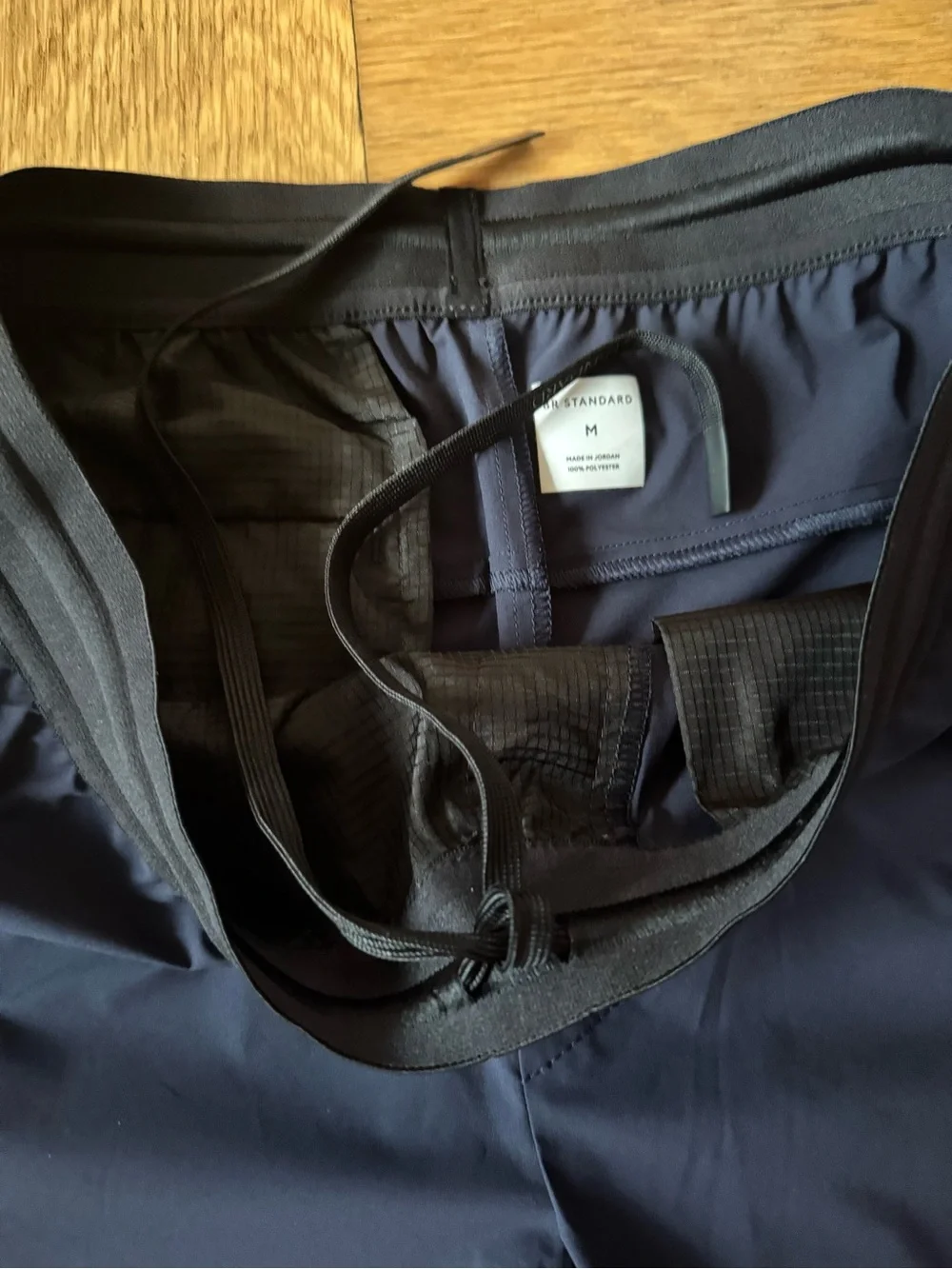 BR Banana Republic Mens Standard Storm Solo Tech Hybrid Pants Preppy Navy Medium